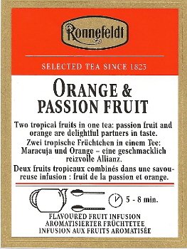 ��� ����������� �������� � �������� / Orange & Passion Fruit Ronnefeldt tea