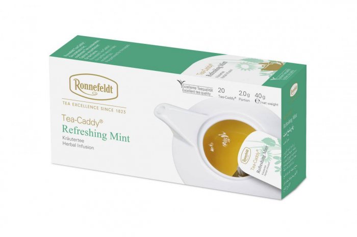 Трав'яний чай Роннефельдт М'ятна Свіжість • Tea-Caddy® Refreshing Mint 20 × 2g