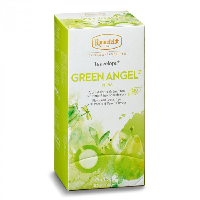 Чай Роннефельдт Зелений Ангел • Teavelope® Green Angel® 25х1,5g