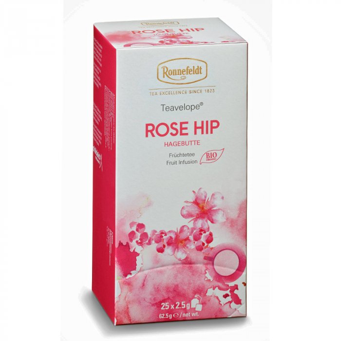 Фруктовый чай Роннефельдт Органический Шиповник • Teavelope® Rose Hip 25*2,5g