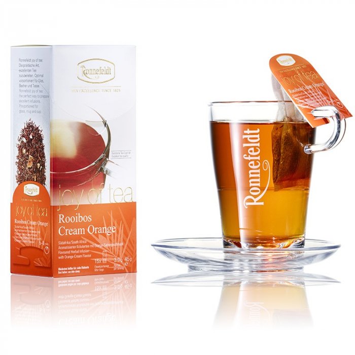 Трав'яний чай Роннефельдт Ройбуш Крем Оранж • Joy of Tea® Rooibos Cream Orange 15 * 3g