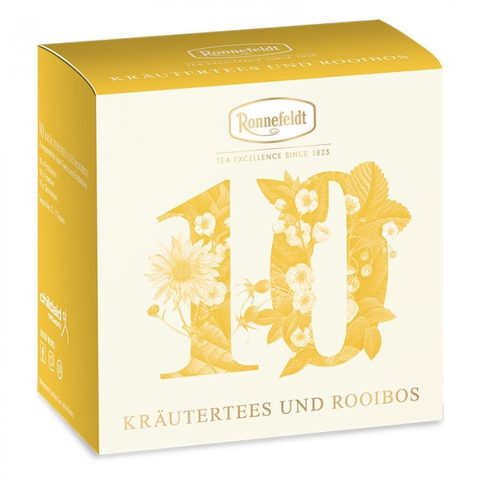 Трав'яний чай Роннефельдт Дегустаційний Набір • Probierbox Krautertee 10 × 3,9g