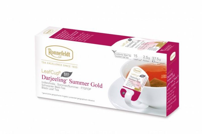 Чорний чай Роннефельдт Дарджилінг Літній Золото • LeafCup® Darjeeling Summer Gold 15х2,5g