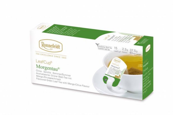 Зелений чай Роннефельдт Моргентау • LeafCup® Morgentau 15 * 2,5g
