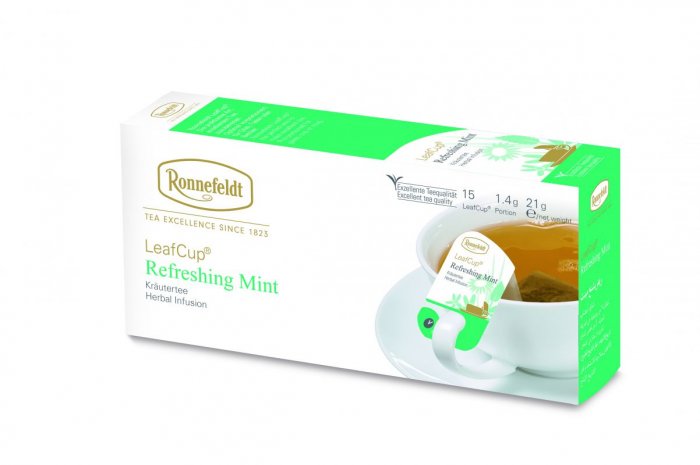 Травяной чай Роннефельдт Освежающая Мята • LeafCup® Refreshing Mint 15х1,4g