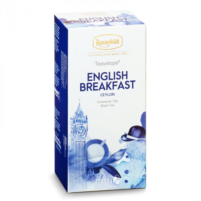 Чёрный чай Роннефельдт Английский завтрак • Teavelope® English Breakfast 25х1,5g