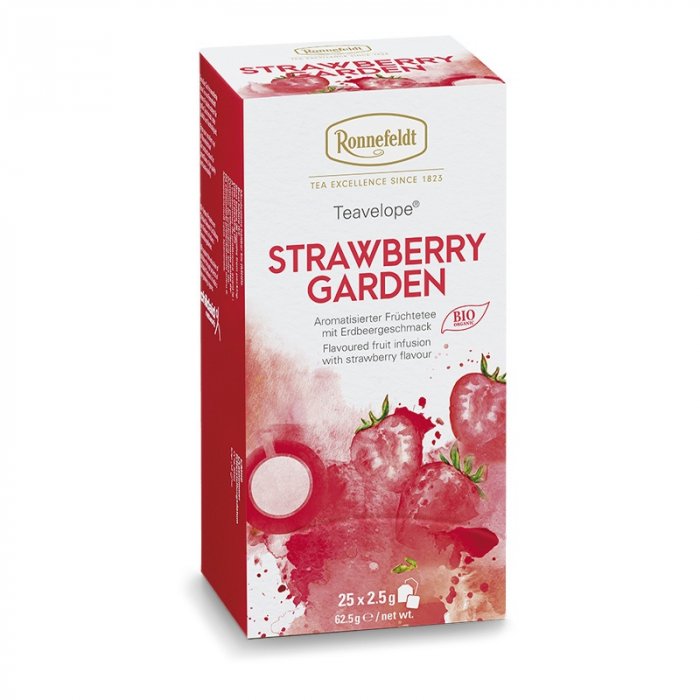 Фруктовый чай Роннефельдт Клубничный Сад • Teavelope® Strawberry Garden 25х2,5g