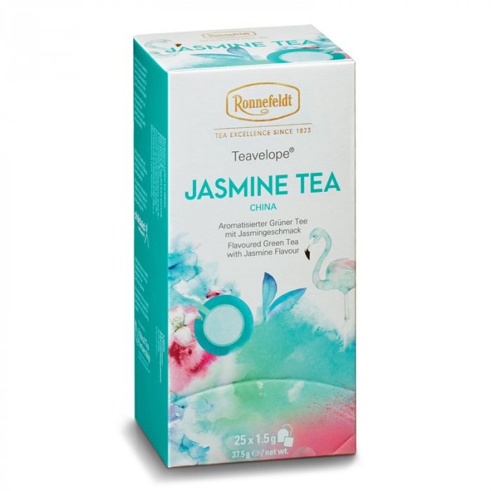 Зелений чай Роннефельдт Жасмін • Teavelope® Jasmine Tea 25х1,5g