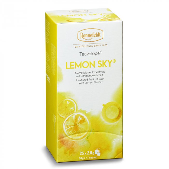 Фруктовий чай Роннефельдт Лимонне Небо • Teavelope® Lemon Sky® 25х2g