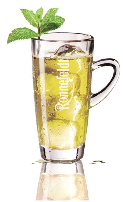Чашка Роннефельдт з логотипом • Glass Slim 320 ml