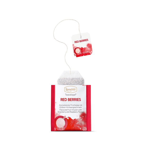 Фруктовий чай Роннефельдт Червоні Ягоди • Teavelope® Red Berries 25х2,5g